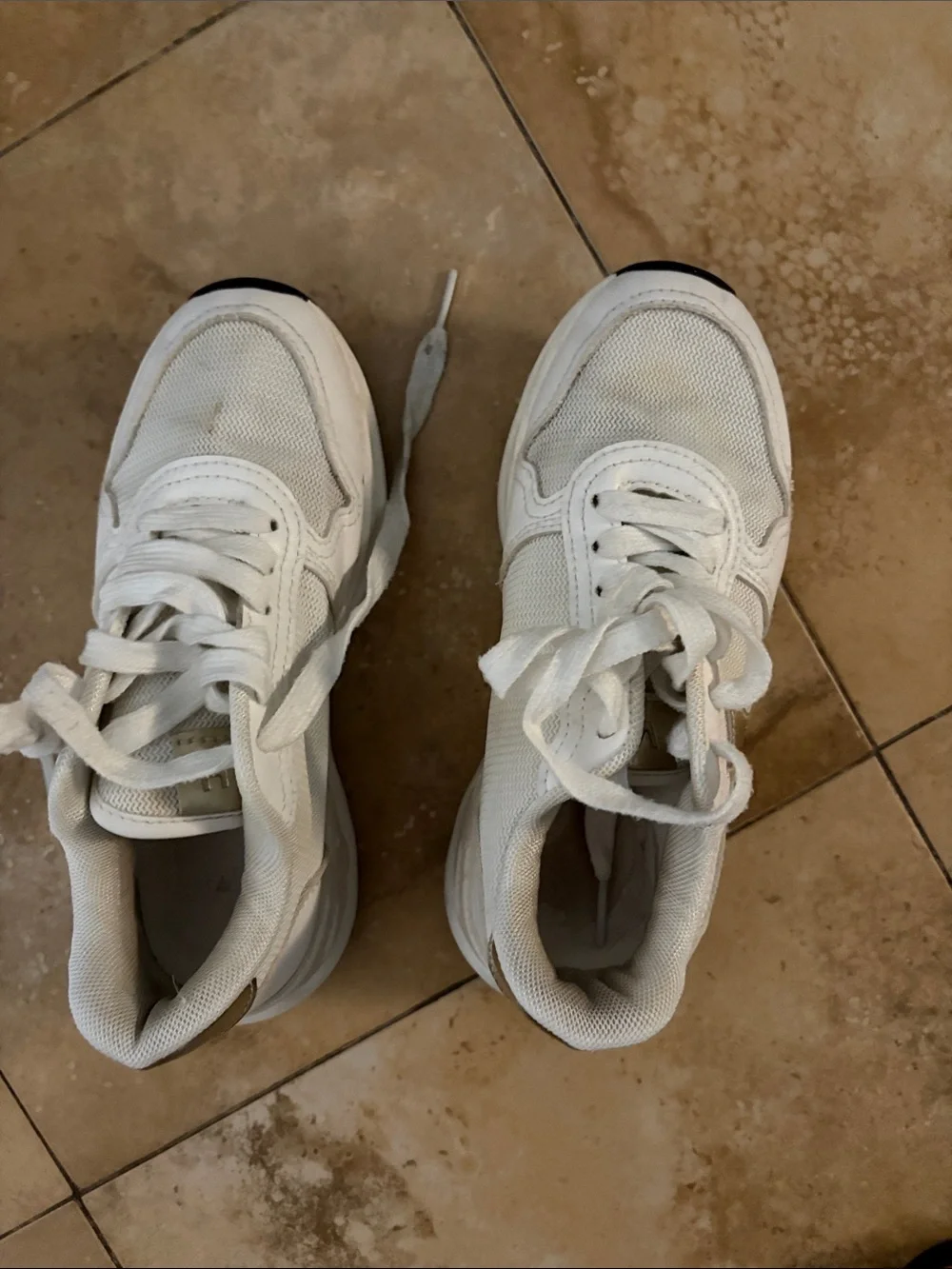 Vintage Havana White Kids Sneakers